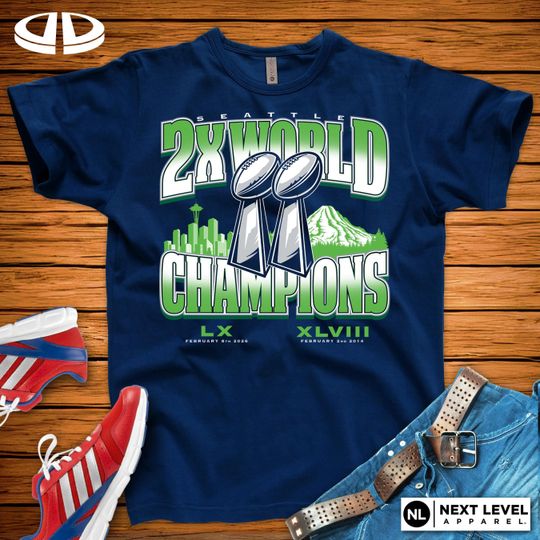 Discover Seattle Football 2026 World Championship T-Shirt