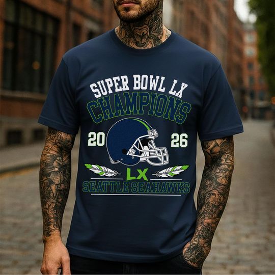Discover Seattle Champs 2026 Shirt, Seattle Football Champions Tee, Sam Darnold Mike Macdonald Seattle National Championship, Seattle Champs Shirt