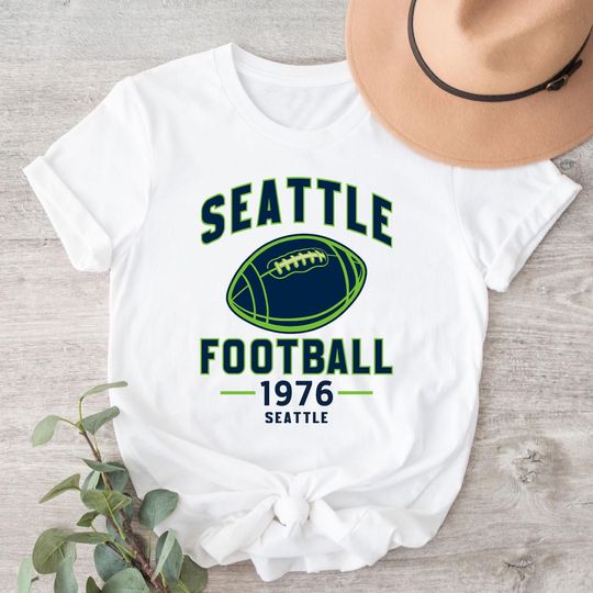 Discover Seattle Football T-Shirt, Retro Sports Sweater, Comfort Colors Game Day Tee