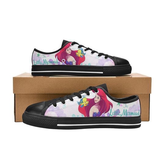 Little Mermaid Women's Low Top Shoe Sneakers
