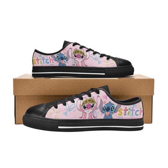 Stitch and Angel Women's Low Top Shoe Sneakers