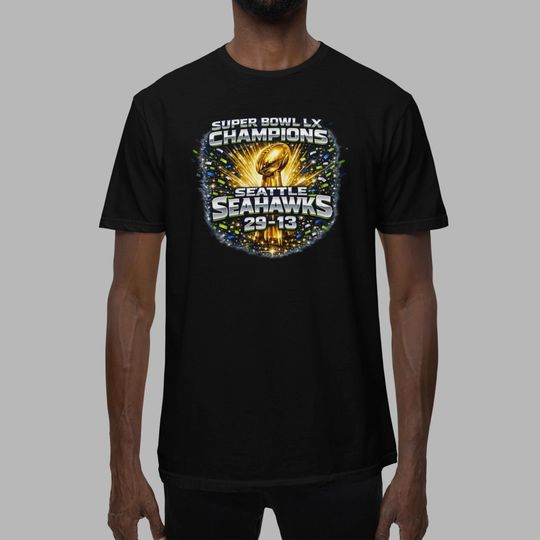 Discover 2026 Super Bowl XLVIII Champions Seattle Seahawks T-Shirt | 2026 Victory Logo