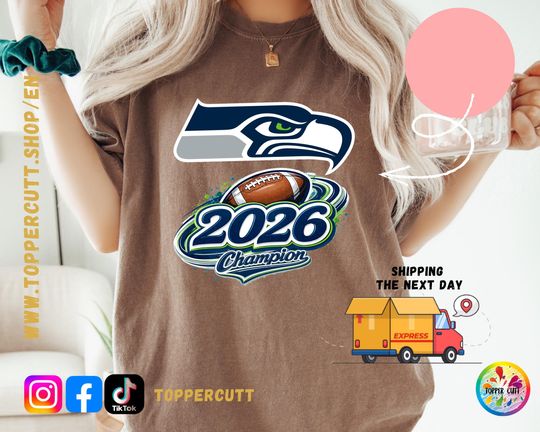 Discover Seattle Football Champions 2026 T-Shirt Super Bowl Champions 2026 Seahawks