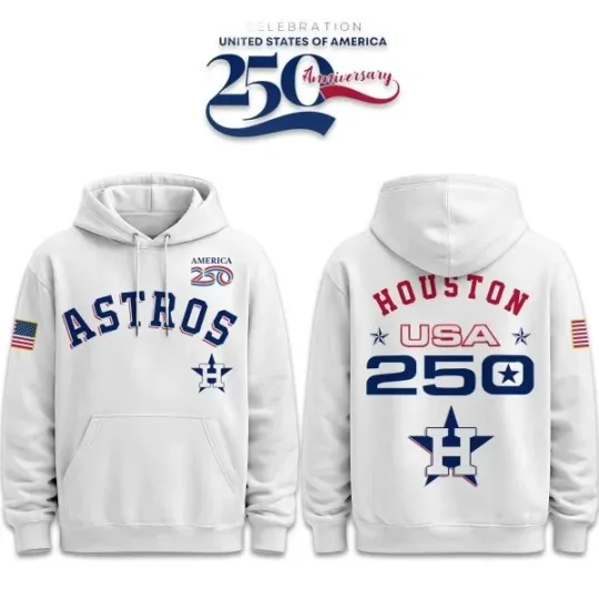 Discover Astros America 250th Anniversary 2026 3D Hoodie