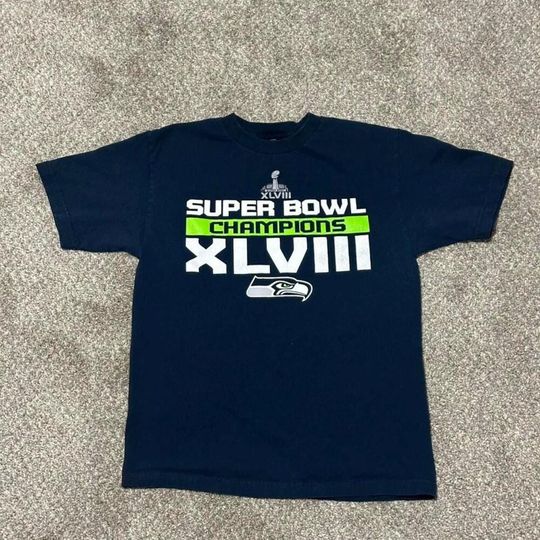 Seattle Seahawks Super Bowl XLVIII Champions Shirt | 2026 football Champs Tee