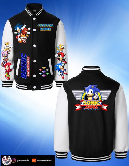 Sonic Mania Black Jacket