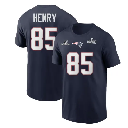 Discover Hunter Henry #85 New England Patriotss Name and Number - Size S to 5XL