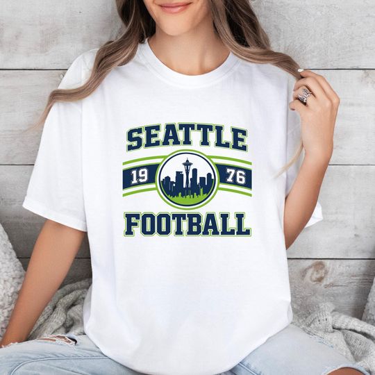 Discover Seattle Football tshirt Seahawks fan game day gift shirt Super Bowl LX