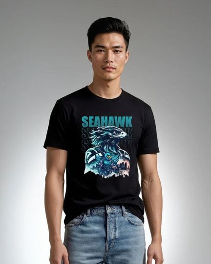 Seattle Dark Side Solid Black Men's Unisex T-Shirt