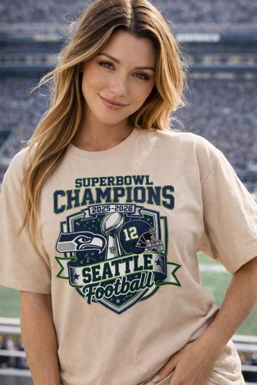 Discover Seattle Seahawks Superbowl Champs T Shirt | Seahawks Football Championship Shirt | Seattle SuperBowl Champs Fan Unisex Tee