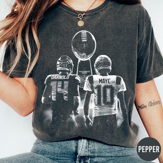Discover Drake Maye Darnold Gift Shirt, Patriot Seahawk Fans, Vintage Sports Unisex