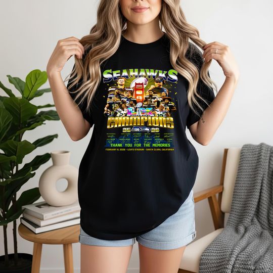 Discover Seattle Seahawks Champions Shirt | Seahawks Winner Tee | football Football Champion T Shirt | Unisex Fan Gift for Seahawks Fans