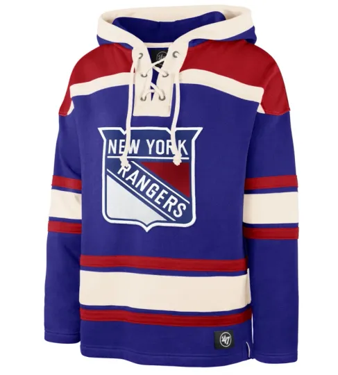 New York Rangers '47 Hockey Lacer Hoodie