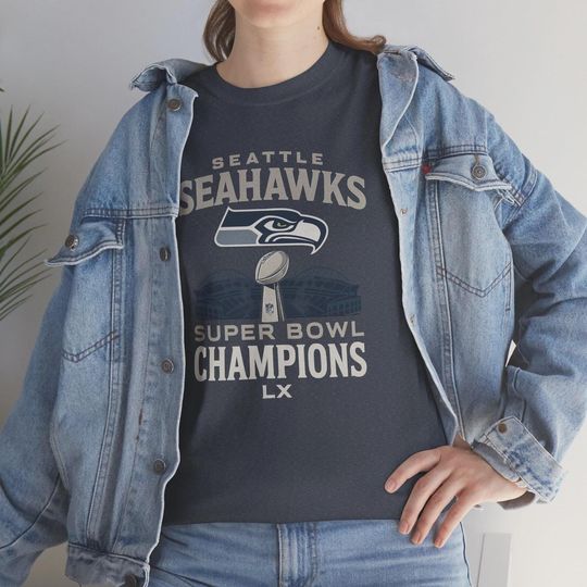 Discover Seattle Seahawks Super Bowl XLVIII Champions Shirt | 2026 football Champs Tee | Seahawks Fan Gift