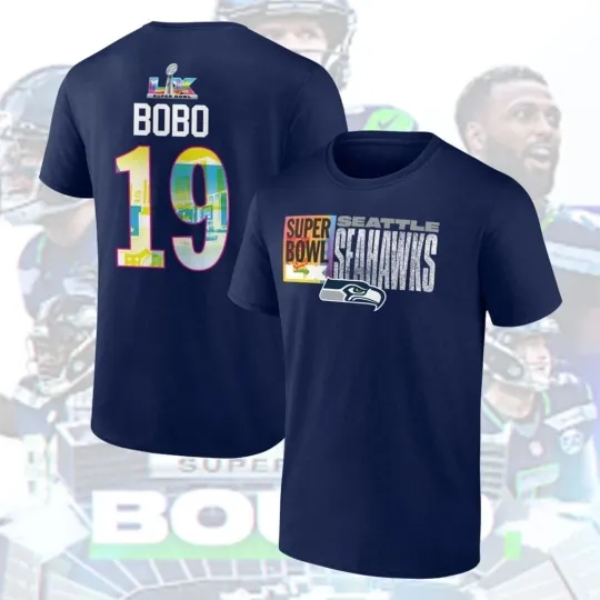 Discover Jake Bobo #19 Seattle Seahawkss Super B.owl LX Name and Number - Size S to 5XL