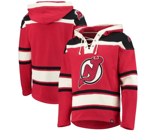 Discover NHL New Jersey Devils '47 Hockey Lacer Hoodie New Mens Big & Tall Sizes $140