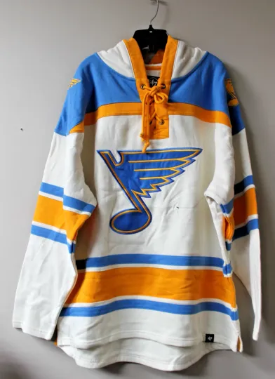 Discover St. Louis old time style jersey mid weight cotton hoodie