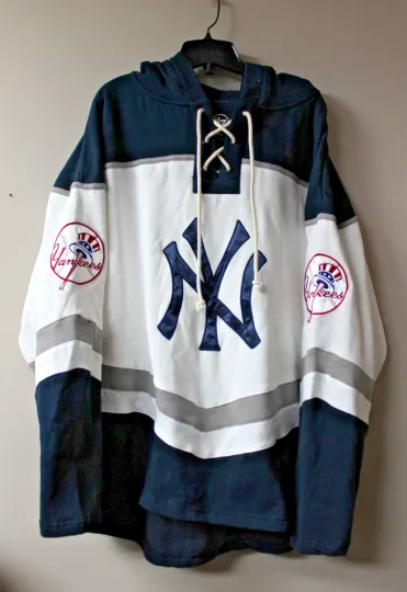 Discover New York old time jersey style mid weight cotton hoodie