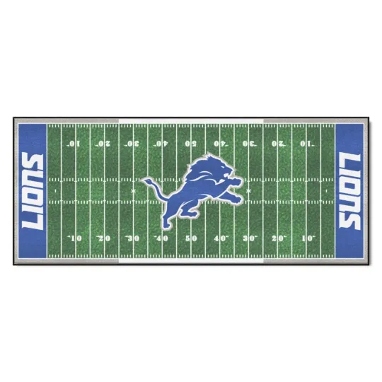 Detroit Lions Runner Mat / Rug 30"x72"