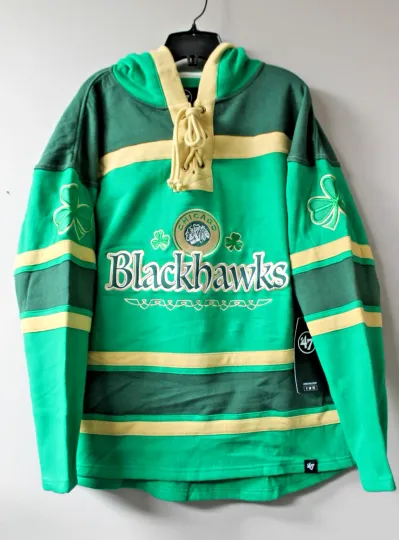 Chicago Shamrock Lacer jersey mid weight cotton hoodie