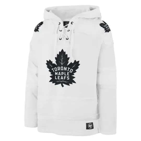 Men's Toronto Maple Leafs White Out Hockey Hoodie Jersey