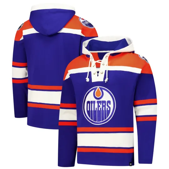 Discover Men's '47  Royal Edmonton Oilers Hockey Lacer Hoodie