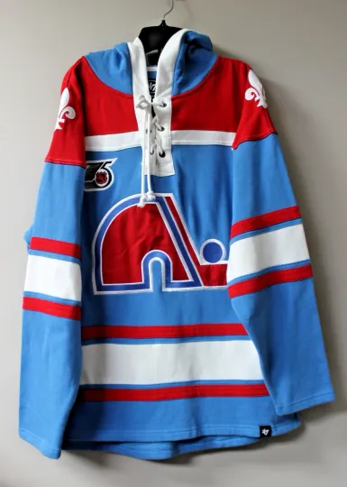 Quebec old time jersey style mid weight cotton hoodie