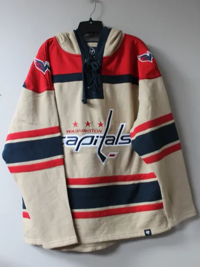 Washington Lacer jersey style mid weight cotton hoodie