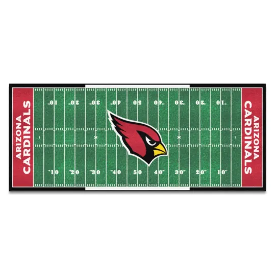 FANMATS - 7343 football Arizonna Cardinals Nylon Face Football Field Runner 30"x72"