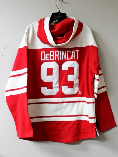 Discover Detroit  #93 DeBRINCAT Lacer mid weight cotton hoodie