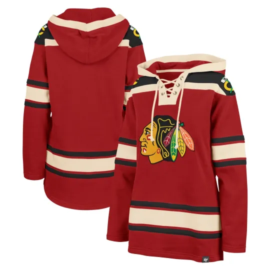 Discover Women's '47  Chicago Blackhawks Hockey Lacer Hoodie