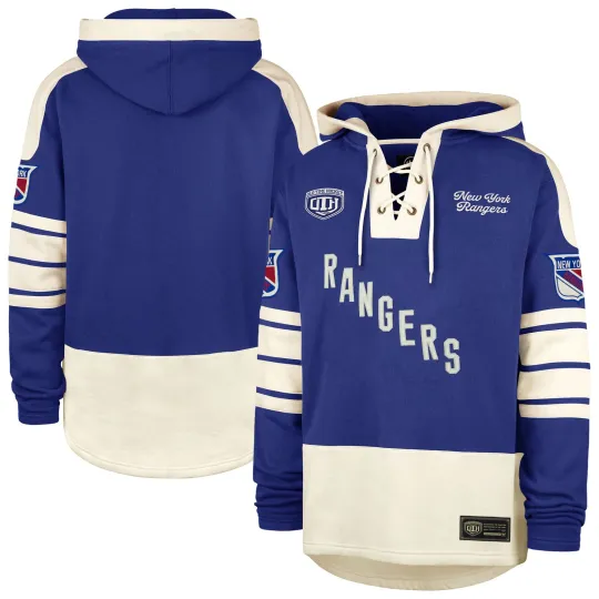 Men's '47 New York Rangers Hockey Lacer Hoodie