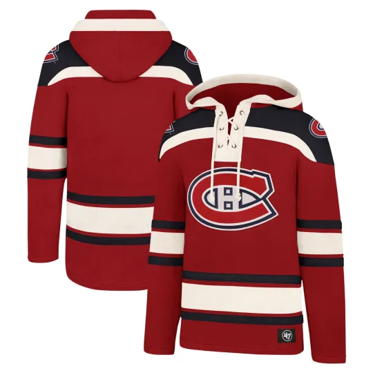 Men's '47 Montreal Canadiens Hockey Lacer Hoodie