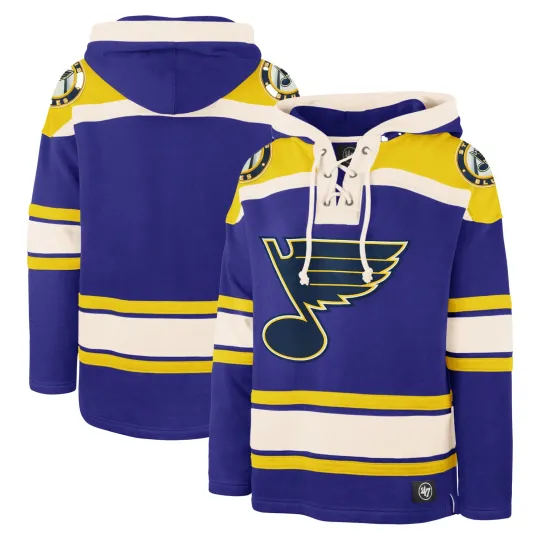 Discover Men's '47 St. Louis Blues Hockey Lacer Hoodie