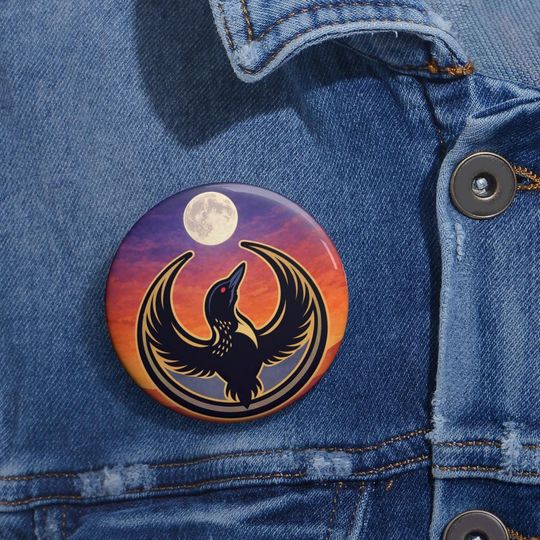 Minnesota Rebel Loon Pin Button, Minnesota Rebel, Minnesota Resistance Symbol, Anti ICE Protest Accessory, Ice Out Protests