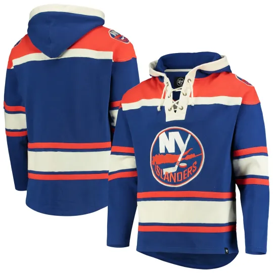Discover Men's '47  New York Islanders Hockey Lacer Hoodie
