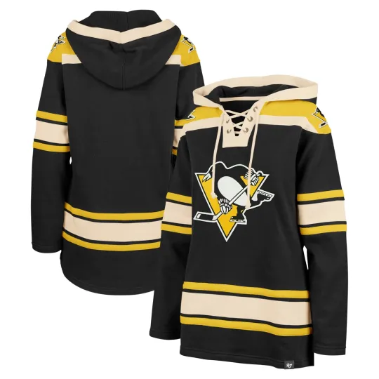 Discover Women's '47 Pittsburgh Penguins Hockey Lacer Hoodie