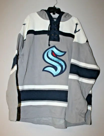 Discover seattle old time jersey style mid weight cotton hoodie