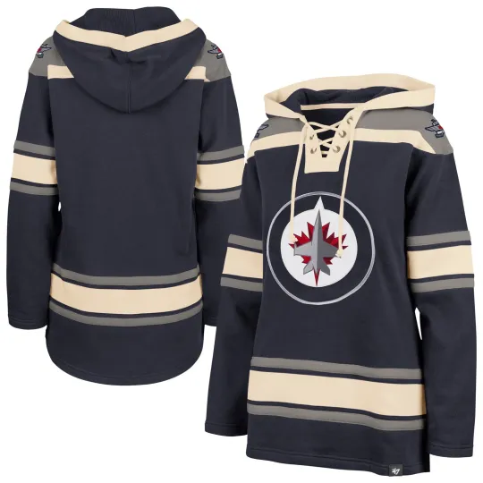 Discover Women's '47 Winnipeg Jets Hockey Lacer Hoodie