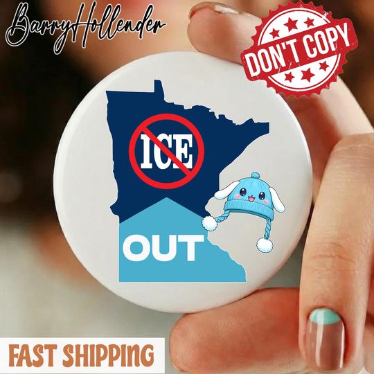 I Stand With Minnesota Pin, Minnesota Strong Protest Pin, American Proud, Anti ICE Pin, ICE OUT Pin, Political Protest Activist Gift