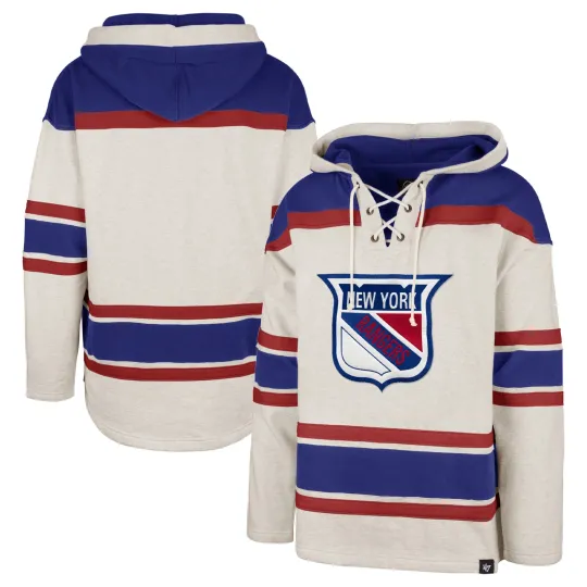 Men's '47 New York Rangers Hockey Lacer Hoodie