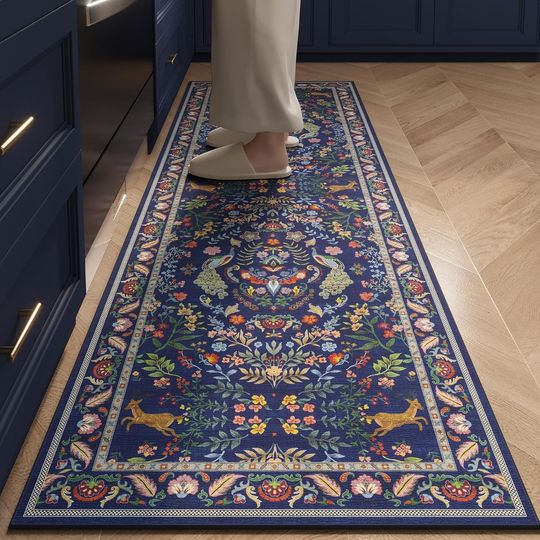 Kitchen Floor Mat Runner Rug Hallway Non-slip Long Carpet Home Decoration Wear-resistant Laundry Room Foot Mats Alfombra Cocina