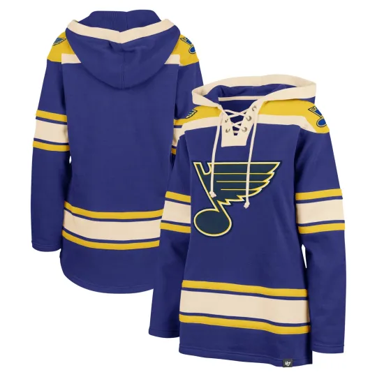 Discover Women's '47 St. Louis Blues Hockey Lacer Hoodie