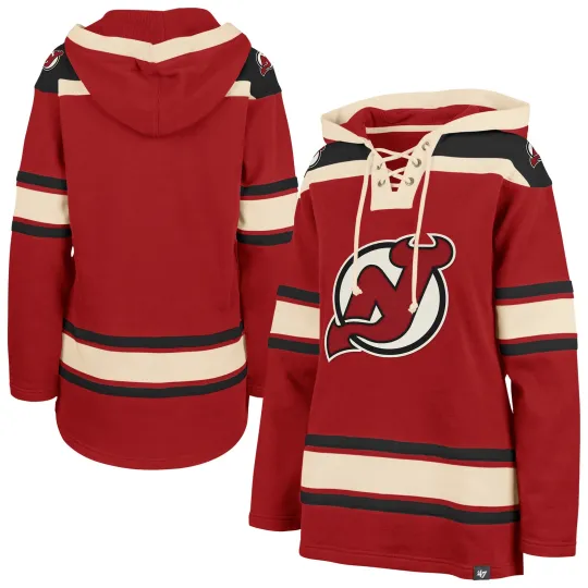 Discover Women's '47 New Jersey Devils Hockey Lacer Hoodie