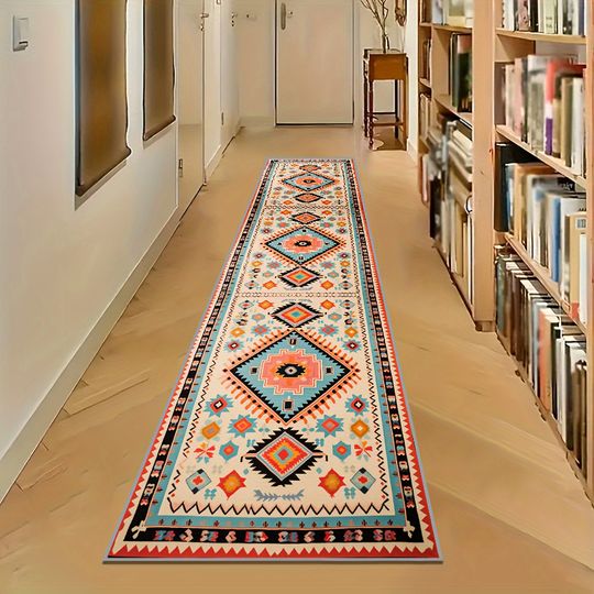 Discover VIKAMA Retro Ethnic Style Carpet Colorful Runner Rug Doormat Welcome Mat Kitchen Rug Rug For Bedroom Carpet For Live Room Home