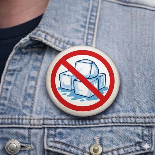 Ice Out Button Pin Immigrant Rights Activism Badge Social Justice Protest Pin