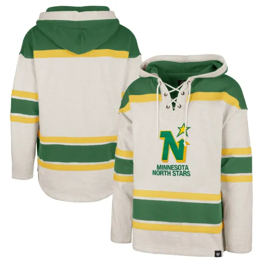 Discover Men's '47 Minnesota North Stars Heritage Hockey Lacer Hoodie