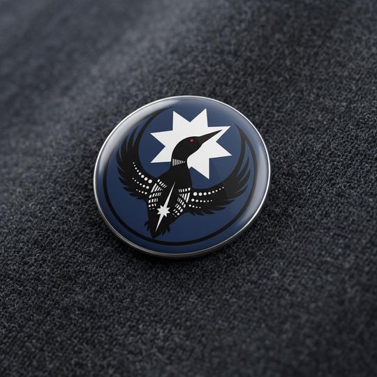 Minnesota Loon Activism Pin Button, Bold Protest Statement Design, Fight ICE, Get out of Minneapolis