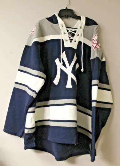 Discover New New York old time jersey style mid weight cotton hoodie