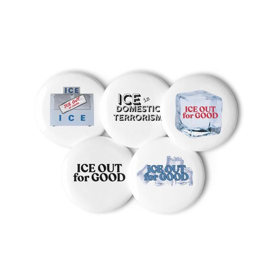 Discover Renee Good ICE OUT for Good Resistance Button Pins - ICE Resistance Set of pin buttons